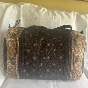 Retired Black Walnut Pattern Vera Bradley small duffel bag